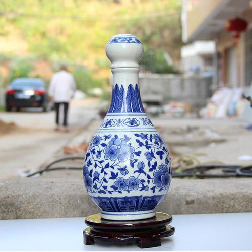 中高檔陶瓷酒瓶定制 異型酒瓶青花瓷禮品酒瓶